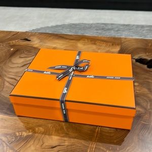 Empty Orange Authentic Hermes Box